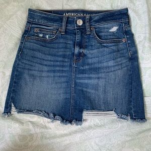 American Eagle jean mini skirt